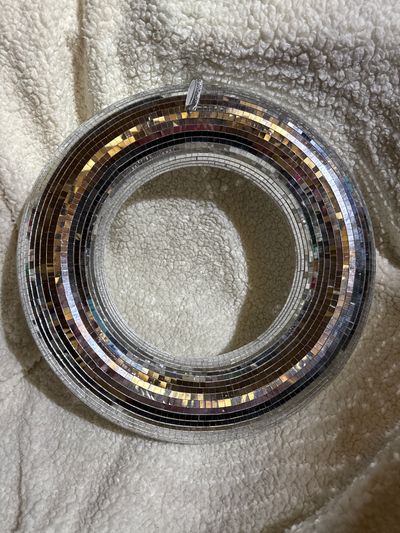 N/a disco mirror wreath