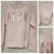 VICTORIA SECRET LS PINK TOP Women's - XS