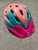 Bell Girls pink splatter bike helmet 5-8 years old
