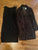 Lennie 2 Piece Black Dress Brown/Black Leopard Jacket Women's 6