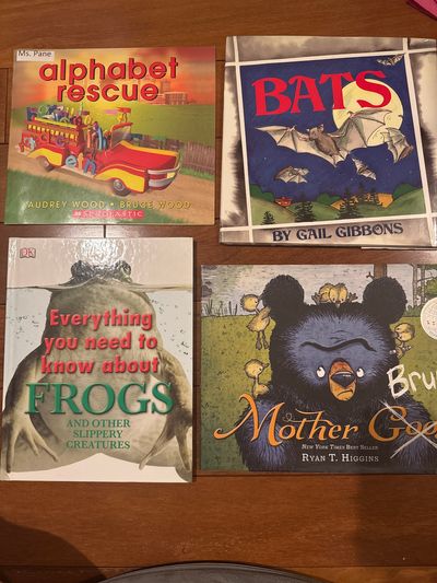 4 books 3 hardcover ones all in great condition