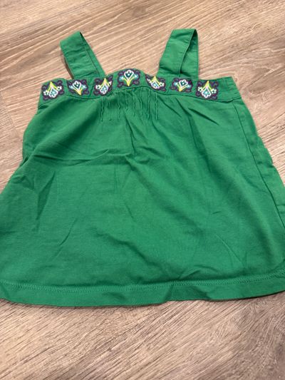 Baby gap green tank  2T