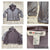 H&M Coachella New Shimmer Greyish Purple Hoodie, full zip LS Women's - L