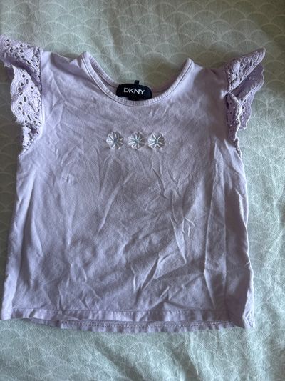 Dkny purple flower tshirt  5T