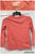 Lands End Long sleeved lightweight coral tee, barely worn, size S, 6-7 6T/6