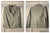 Forever 21-like new Light gray, faux leather jacket, asymmetrical zipper Women's - S