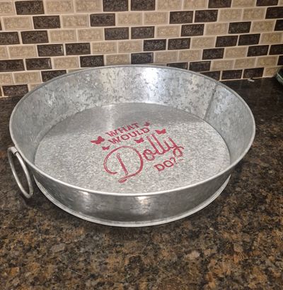 New Ice/Beverage Bucket 14 inch signed Dolly