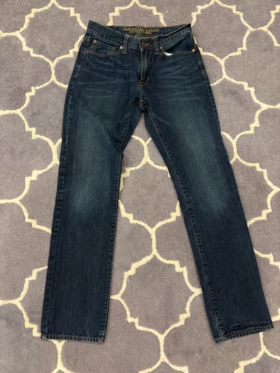 American Eagle 9 Dark denim 30x32 slim straight jeans 30