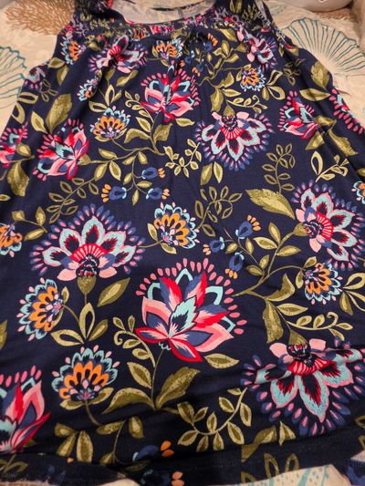 Lane Bryant NEW WITH TAGS Blue Floral Tank Size 22/24 Women's 2X