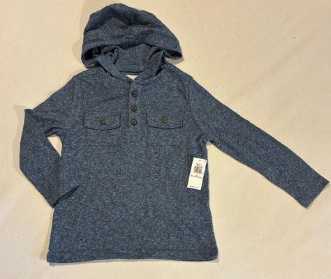 NWT-Old Navy NEW-lightweight long sleeve shirt with hood 3T