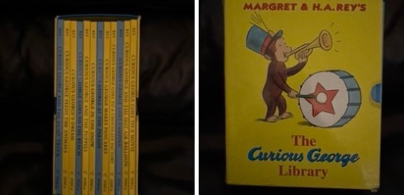 Houghton Mifflin Co. Curious George Library- 12 Book Set