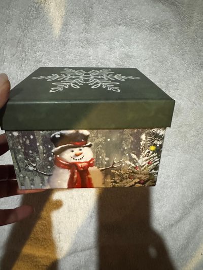 Christmas Box Christmas box. About 6 x 6
