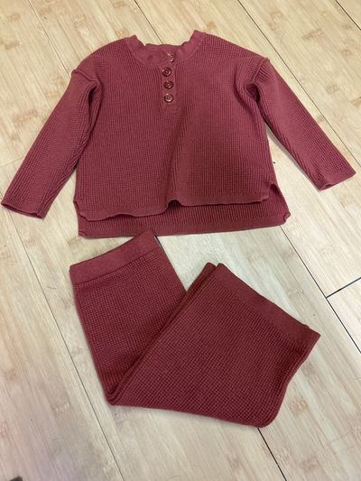 Modern Moments Rust colored Thermal Set 12-18 Months
