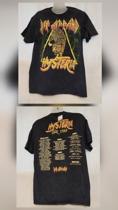 NEW SHIRTDEF LEPPARD  Women's - M