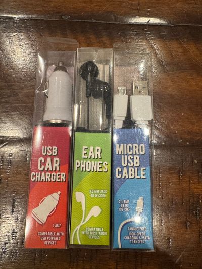 Brand New Chargers and Headphones. Misc colors Brand New Chargers and Headphones. Misc colors