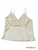 Junior beige satin knit lace shirt crop Never worn Junior XS - 0