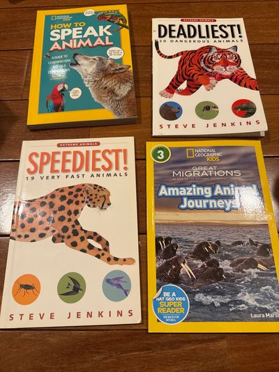 Like new for animal related books