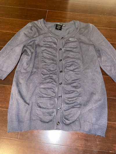 United States sweaters Womens grey button down sweater Women's - S