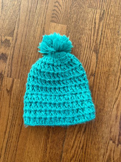 Coal 10-12 Green Knit Winter Hat