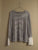 Pleione Black/White Striped Top Women's - M