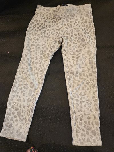 Place gray leopard print leggings 5T/5