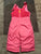 Oshkosh pink snow bib Size 12m 12 Months
