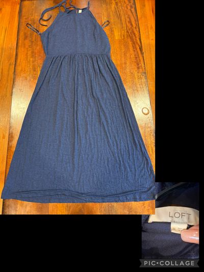 LOFT NAVY SUNDRESS  Women's - M