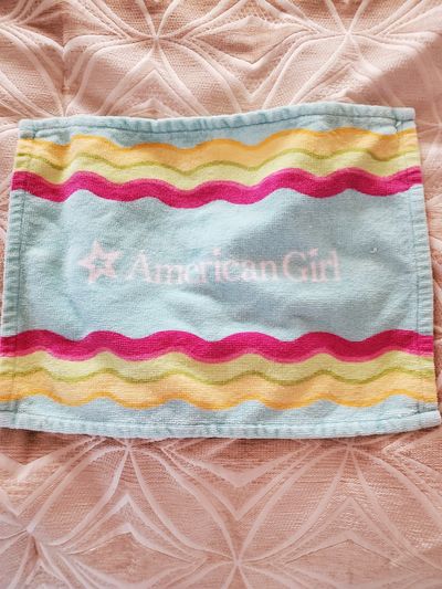 American Girl doll towel