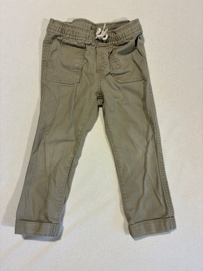 Old navy Khaki pants with drawstring 3T