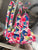 generic backless floral halter jumper with hair tie 9-12 Months