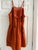 Ss Orange romper Women's - XL