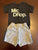 Mic drop tee and grey shorts  2T