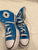 New Converse high tops Blue high tops 7-1/2 (Adult)