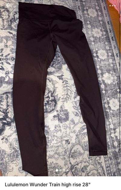 Lululemon Sequoia wunder train high rise 28" size 10 Women's - L