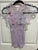 Purple Dress with sheer Butterfly camisol fitted dress with sheer camisol overlay 4T