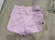 2 pack purple Cat & Jack shorts 2 pairs of purple shorts with tie waist 6T/6