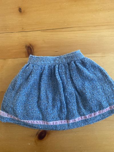Hartstings blue/ gray skirt 6T/6