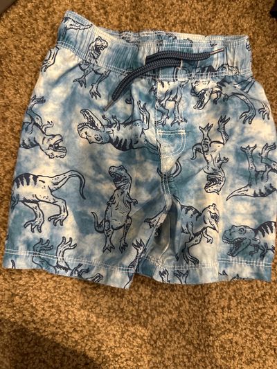 Blue dinosaur Old Navy bathing suit  18-24 Months