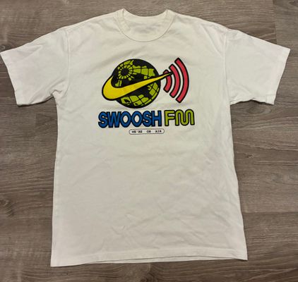 Nike White graphic tee Swoosh fun Men's - S