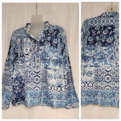 Fashion say me too NEW BLOUSE excellent material Women's - M