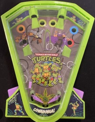 Ninja Turtles Pinball game, hand held