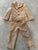 Janie and Jack Camel color wool/polyester suit set pants are 2T blazer is 3T 2T