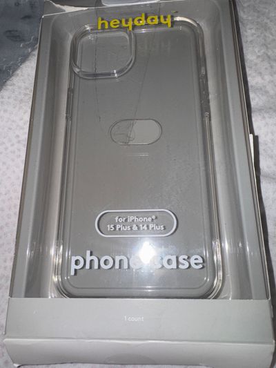 Brand new heyday iPhone 15 and 14+ case retail $20