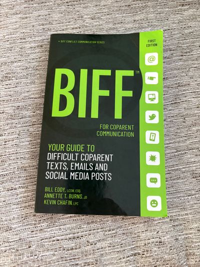Biff parenting book Communicate with biff style not used