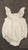 Catherine Miladrino mini White baby romper with ruffles 6-9 Months