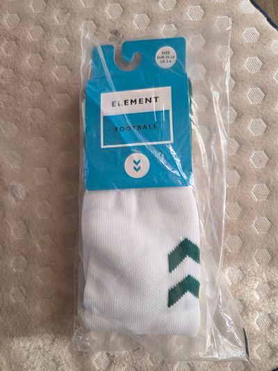 Brand New Football socks green/white size 3-6