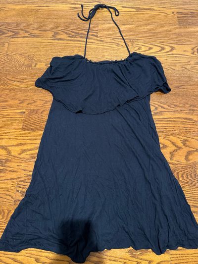 American Eagle Black cotton halter dress Women's - M