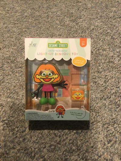 Sesame Street Julia water activated light up sensory toy