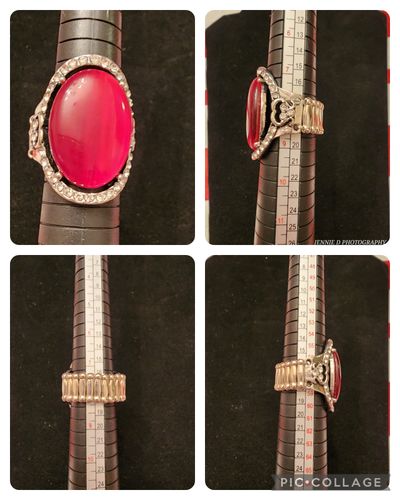 Fake Ruby ring Ruby ring,fake with stretchy band