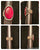 Fake Ruby ring Ruby ring,fake with stretchy band